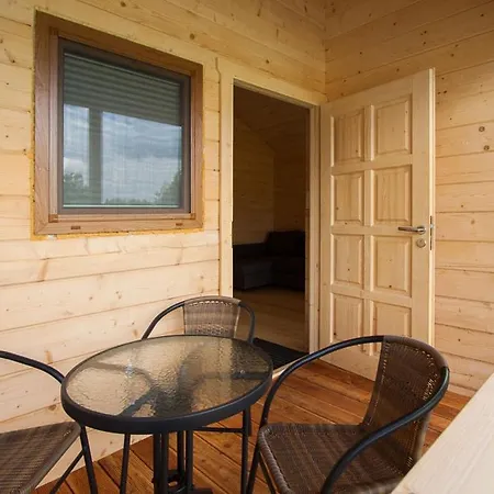 Drewniane Przystan Kajaczek Białobrzegi