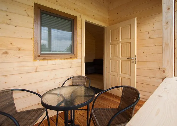 Drewniane Przystan Kajaczek Białobrzegi